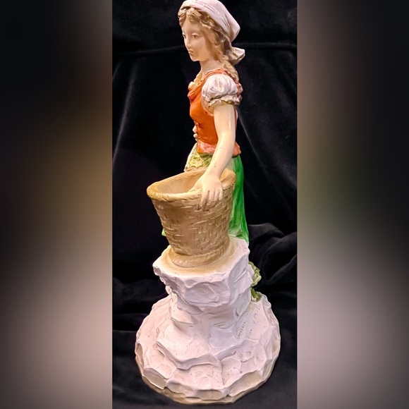 Universal Statuary Chicago 1975 German Italian Peasant Girl Item 821 MCM Retro - Picture 9 of 16